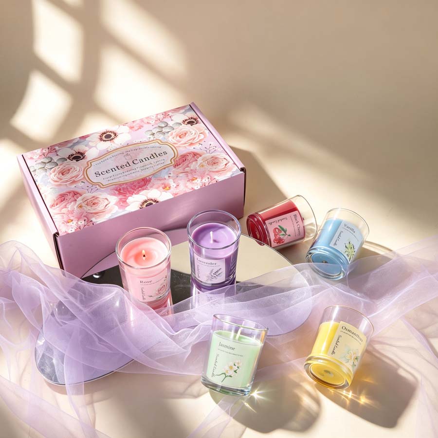 Набор ароматических свечей для – обзор и цена Home Fragrance Gift